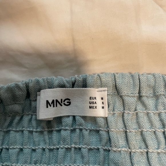 Mango Cut Out Linen Blend Dress - Picture 9 of 11